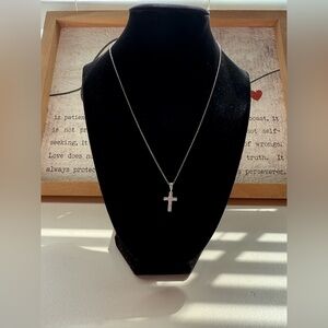 Sterling Silver Cross Necklace